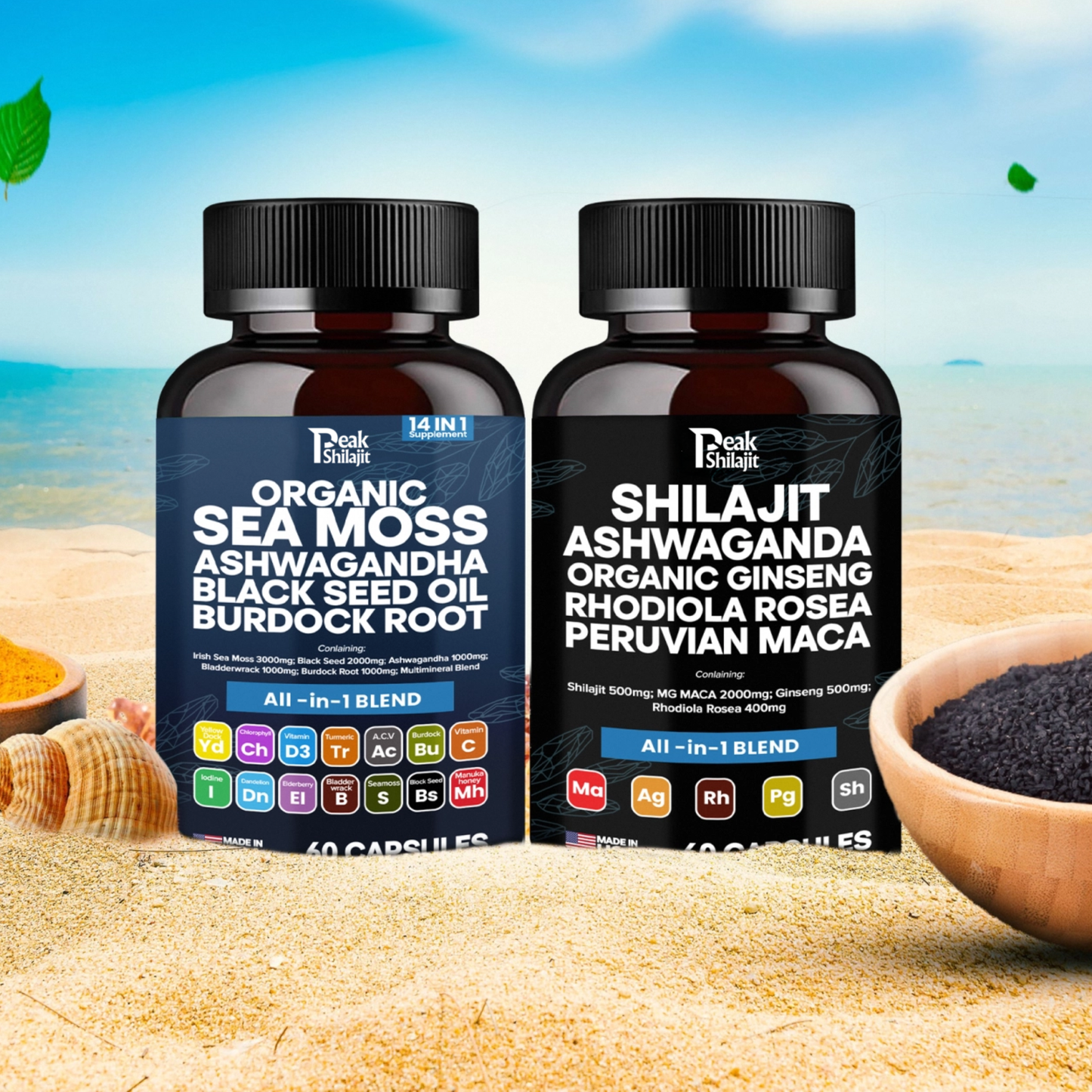 SEA MOSS & SHILAJIT BLEND