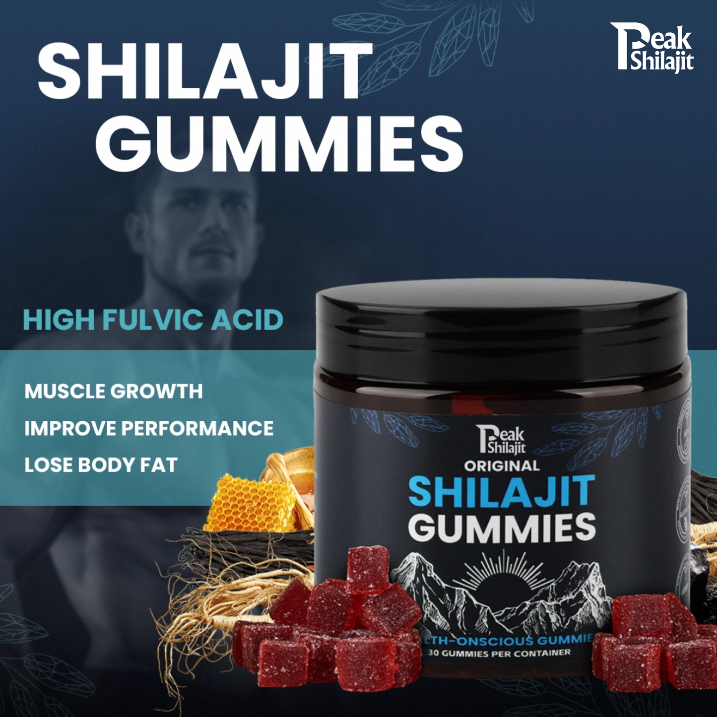 100% ORIGINAL SHILAJIT GUMMIES FOR MEN & WOMEN