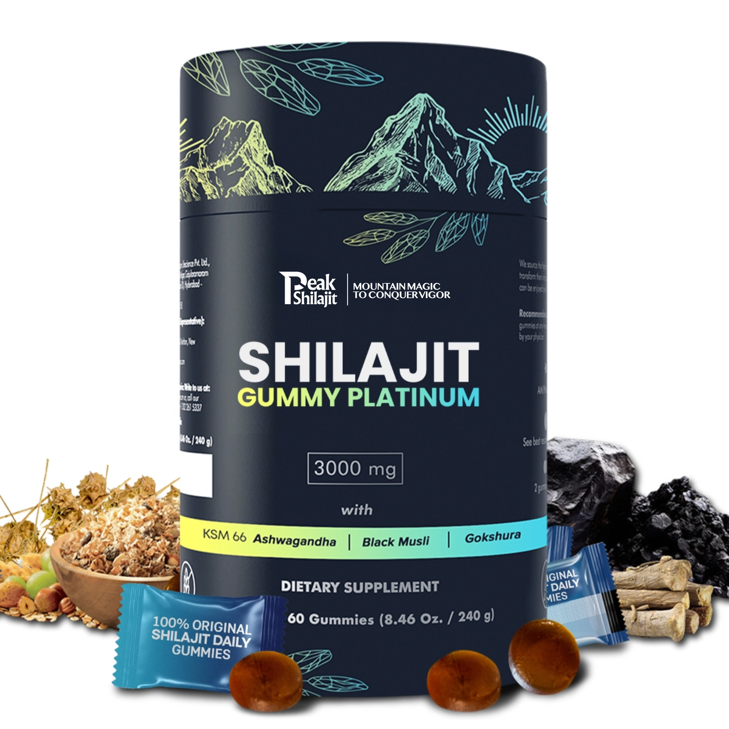 100% SHILAJIT GUMMY PLATINUM