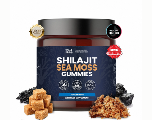 SHILAJIT & SEAMOSS 2 IN 1 WELLNESS GUMMIES